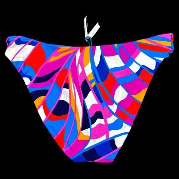 Trina Turk Rio Reversible French Cut Bikini Bottom Women's Size 14 - Picture 9 of 13